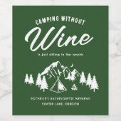 キャンピおもしろいングバチェロレッテ ワインラベル (シングルラベル)