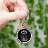 キャンピおもしろいング引用文 キーホルダー (手)