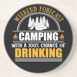 キャンピおもしろいング引用文 コースター