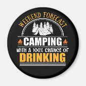 キャンピおもしろいング引用文 マグネット (正面)