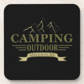 キャンピおもしろいング用キャンパーことわざ コースター (正面)