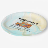 キャンピおもしろいング退職定義 ペーパープレート (アングル)