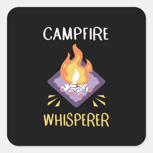 キャンピおもしろいング スクエアシール (正面)