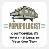 キャンピおもしろいング スクエアシール (正面)