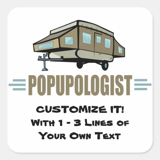 キャンピおもしろいング スクエアシール (正面)