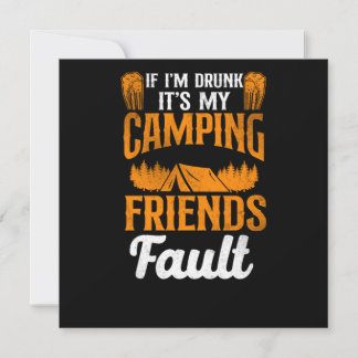 キャンピもしング飲イムItS My Camping Friends Fault T 招待状