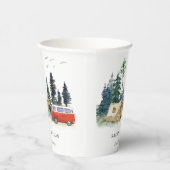 キャンピエレガントングウォーターカラーパインフォレ結婚スト 紙コップ (右)