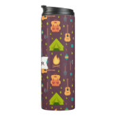 キャンピカッコいいングデザインアウトドアシーパターン タンブラー (回転右)