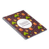 キャンピカッコいいングデザインアウトドアシーパターン ノートブック (右側)