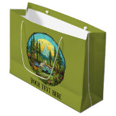 キャンピクールング愛好家の追加文字 ラージペーパーバッグ (正面アングル)