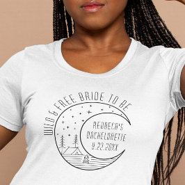 キャンピパーソナライズされたングバチェロレッテムーンキュート Tシャツ