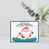 キャンピングおもしろいクリスマス シーズンポストカード (スタンド正面)