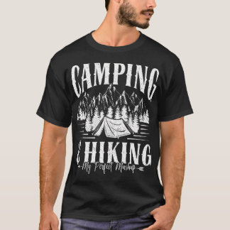 キャンピングとハイキングの究極ミックス Tシャツ
