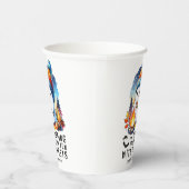 キャンピングはスモアおもしろいと幽霊ハロウィーン 紙コップ (右)