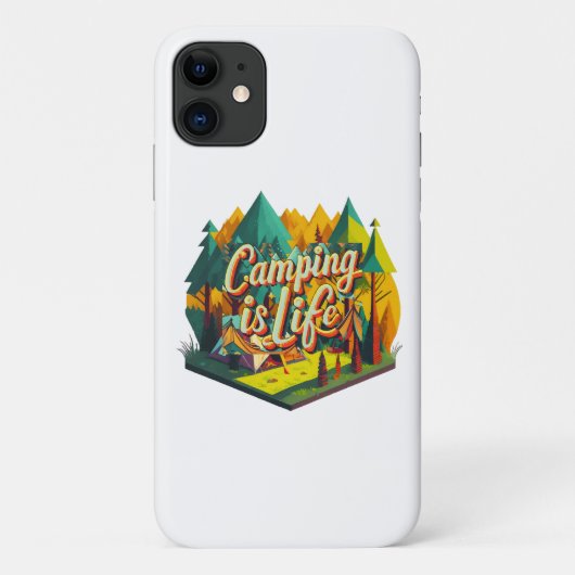 キャンピングは人生 Case-Mate iPhoneケース (裏面)