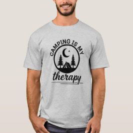 キャンピングは私のセラピー Tシャツ