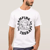 キャンピングは私のセラピー Tシャツ (正面)
