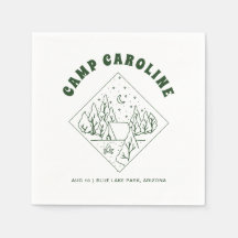 キャンピングをテーマにした独身最後のパーティー