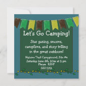 キャンピングアウトアンド招待されました 招待状 (裏面)