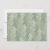 キャンピングアウトドアアドベンチャーボーイ誕生日パーティーフォト 招待状 (裏面)