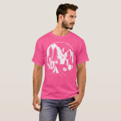 キャンピングアウトドアアドベンチャーロードトリップハイキングマウンタイ Tシャツ (正面フル)