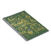 キャンピングアウトドアイラストレーション ノートブック (右側)