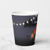 キャンピングアウトドアドベンチャーキャンプファイアバースデーパーティー 紙コップ (正面)