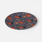 キャンピングアウトドアドベンチャーサマーキャンプファイア ペーパープレート (アングル)