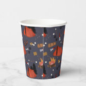 キャンピングアウトドアドベンチャーサマーキャンプファイア 紙コップ (右)