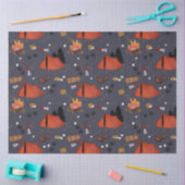 キャンピングアウトドアドベンチャーサマーキャンプファイア 薄葉紙 (クラフト)