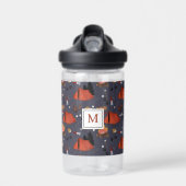 キャンピングアウトドアドベンチャーサマーキャンプファイヤーキッズ ウォーターボトル (正面)