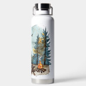 キャンピングアウトドアドベンチャードリンクボトル ウォーターボトル (背面)