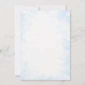 キャンピングアウトドアドベンチャーベビーシャワー 招待状 (裏面)