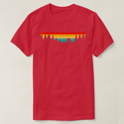 キャンピングアウトドアパウンドキャンプ Tシャツ (デザイン正面)