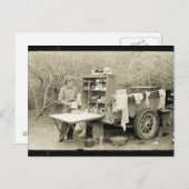 キャンピングアウト、歴史1928 ポストカード (正面/裏面)
