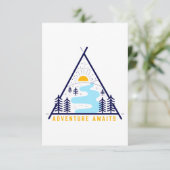 キャンピングアドベンチャーが待っている サンキューカード (スタンド正面)