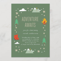 キャンピングアドベンチャーアワイツニュートラルベビーシャワー