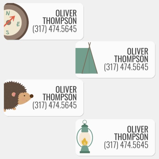 キャンピングアドベンチャーチルドレン ラベル (グループ)