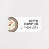 キャンピングアドベンチャーチルドレン ラベル (デザイン1)