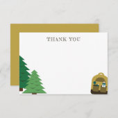 キャンピングアドベンチャーベビーシャワーありがとう (正面/裏面)