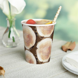 キャンピングアドベンチャー子供の誕生日パーティーパターン 紙コップ