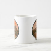 キャンピングアドベンチャー自然景観 コーヒーマグカップ (中央)