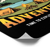 キャンピングアドベンチャー ポスター (角)