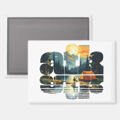 キャンピングアフク マグネット (正面/裏面)