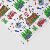 キャンピングアミッドウェストをテーマにした誕生日 薄葉紙 (詳細)