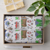 キャンピングアミッドウェストをテーマにした誕生日 薄葉紙 (ギフト)