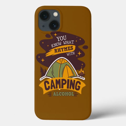 キャンピングアルコールで韻を踏むのは知っているだろう Case-Mate iPhoneケース (裏面)