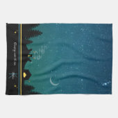 キャンピングアンダーザスターズモノグラム キッチンタオル (横)