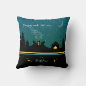 キャンピングアンダーザスターズモノグラム クッション (裏面)