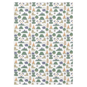 キャンピングアンドアウトドアギアカンパパターン（の模様が）あるーズ テーブルクロス